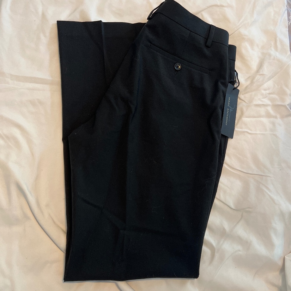 Men’s Marc Anthony Black Dress Pants 30/30 NWT